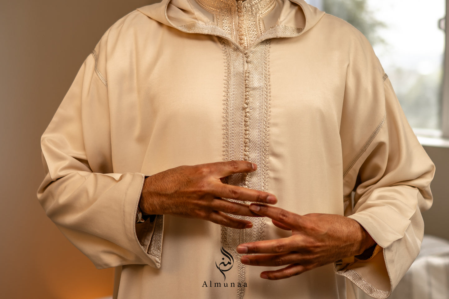Hooded Jellaba + Jabador Outfit for Men - Discovery The Elegance of the Moroccan Djellaba