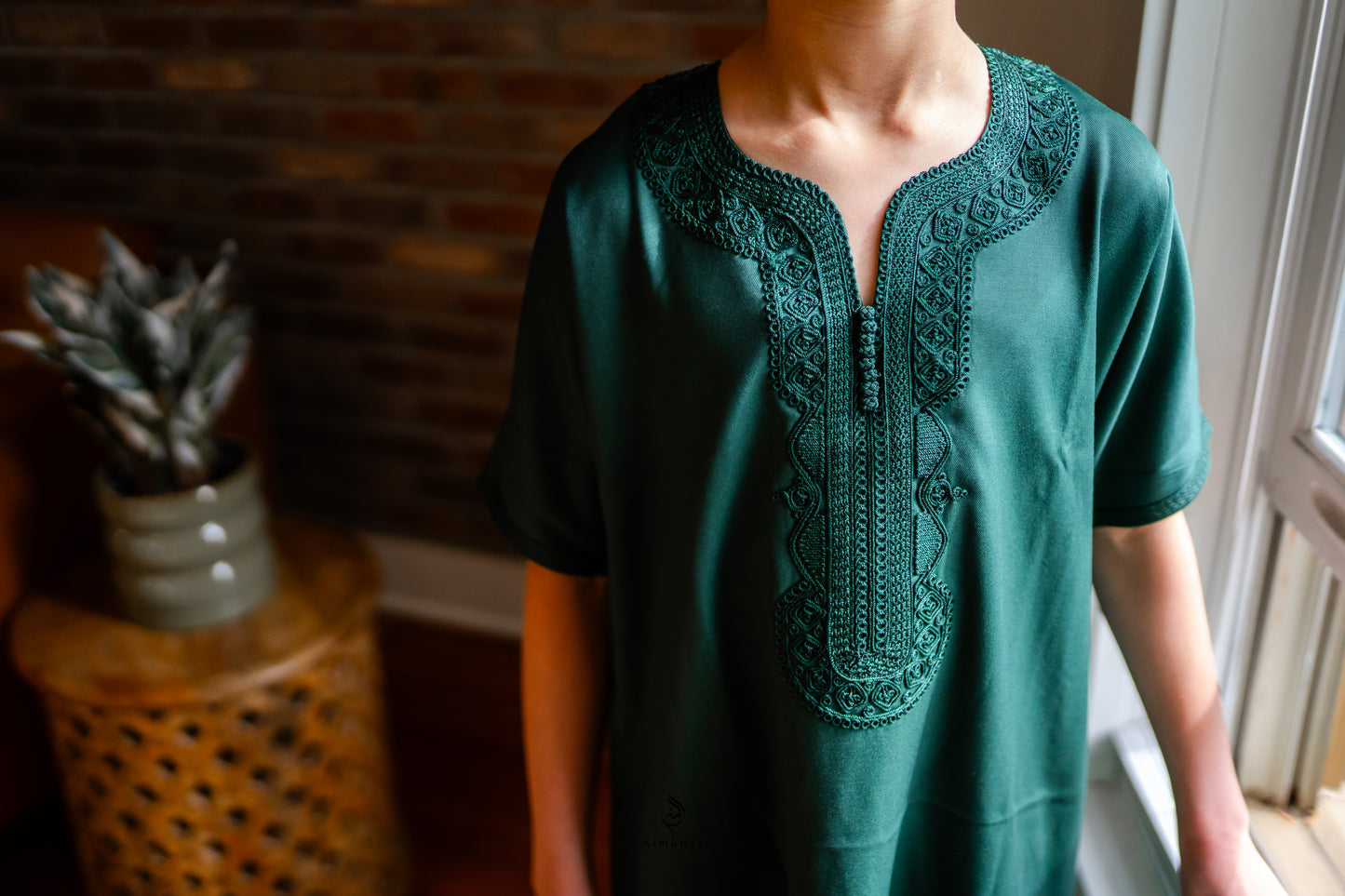 Kids Moroccan Gandoura – Elegant & Authentic Traditional Wear- Available in Different Colors
