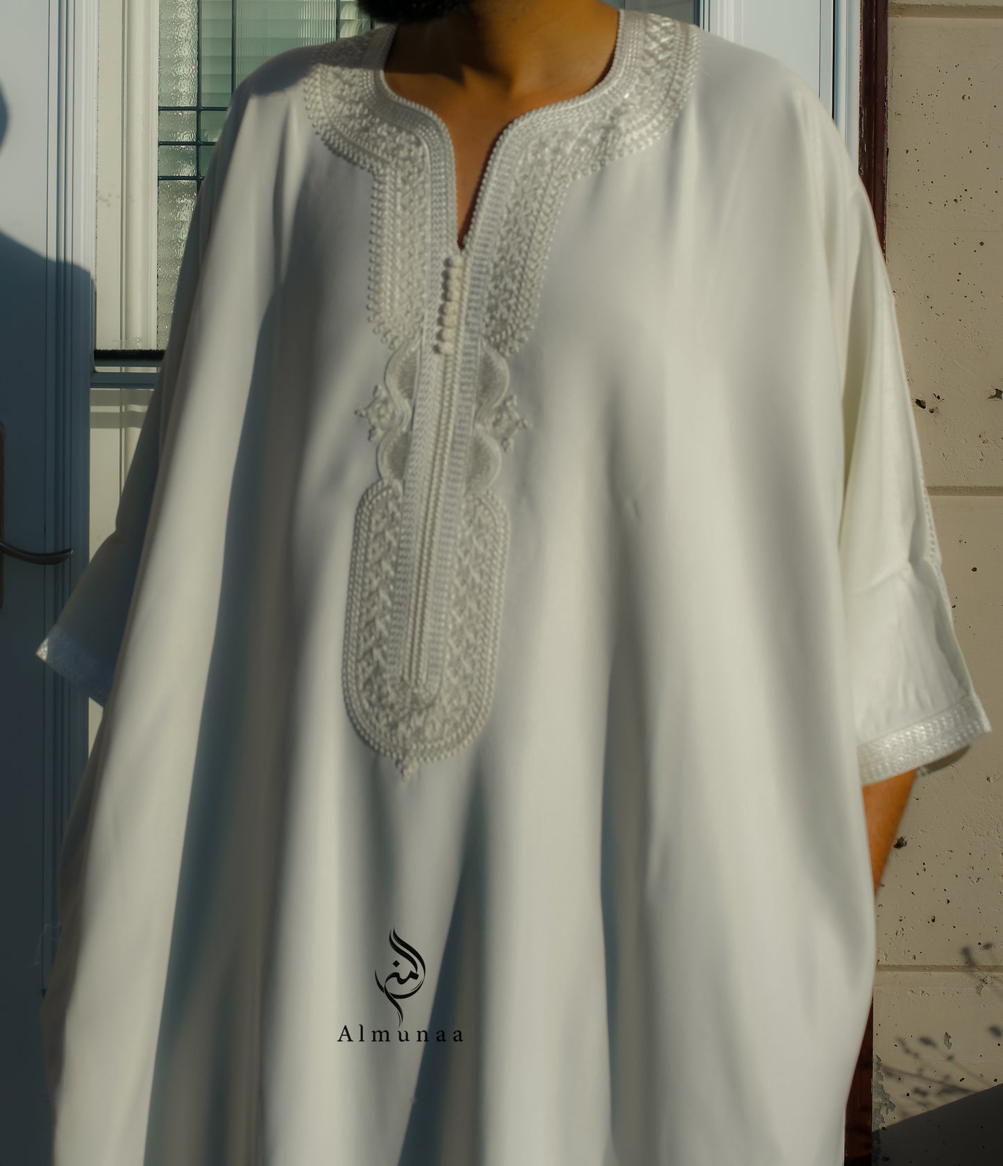 Premium Moroccan Gandoura Thobe – Elegant & Authentic Traditional Wear- Available in Different Colors
