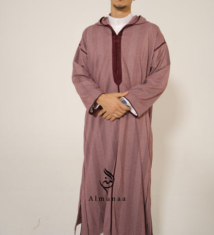 Men’s Winter Djellaba, Luxury Cotton, in Dark Orange, Sandy and other Colors | wedding dress, Jabador For Men, kaftan For Wedding