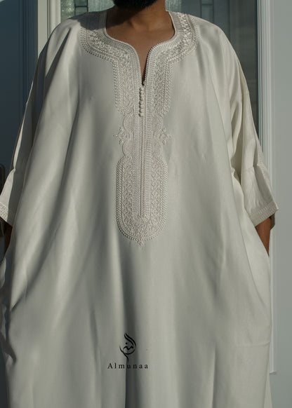 Premium Moroccan Gandoura Thobe – Elegant & Authentic Traditional Wear- Available in Different Colors
