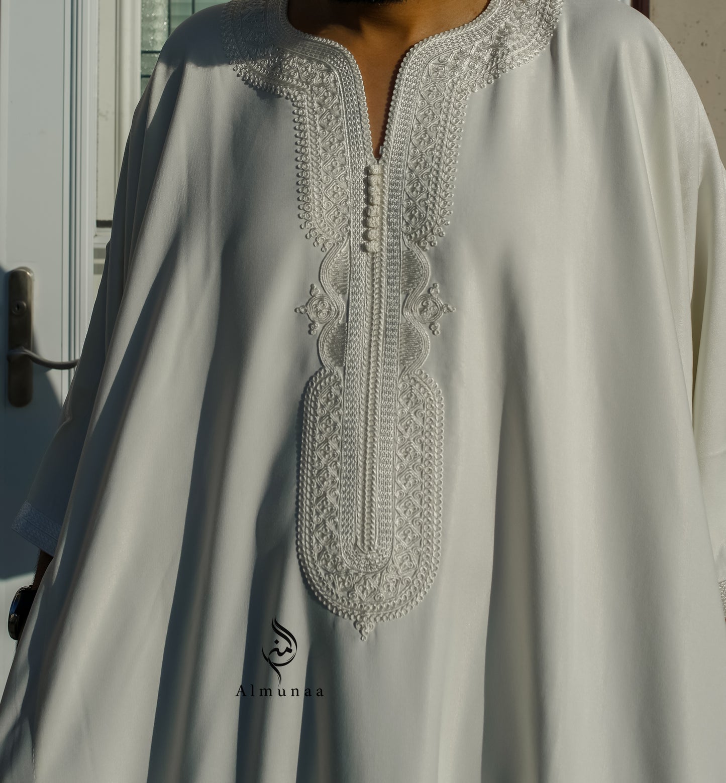 Premium Moroccan Gandoura Thobe – Elegant & Authentic Traditional Wear- Available in Different Colors