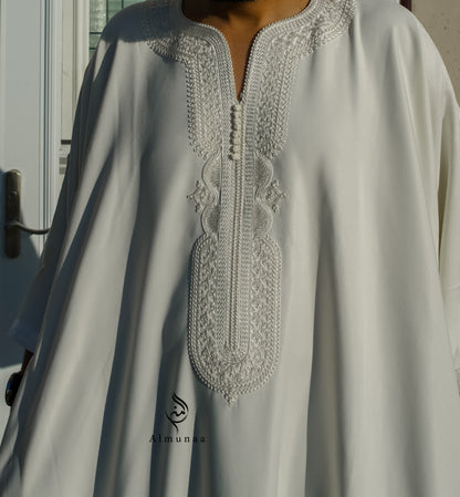 Premium Moroccan Gandoura Thobe – Elegant & Authentic Traditional Wear- Available in Different Colors