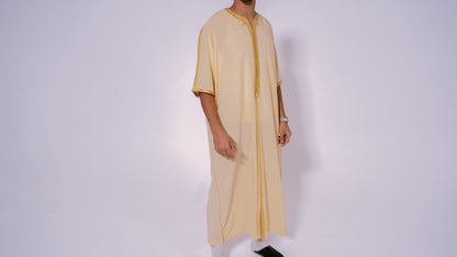 Men’s Thobe Morocnan Thobe Man's Gandoura Kaftan For Dress For Men Kaftan For Men  Garment Menswear Moroccan Wedding Dress