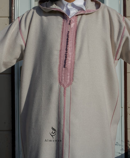 Mens Moroccan Winter Djellaba with Hood | Caftan Wedding Dress