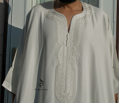 Premium Moroccan Gandoura Thobe – Elegant & Authentic Traditional Wear- Available in Different Colors