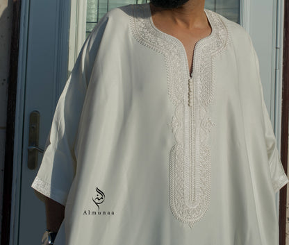 Premium Moroccan Gandoura Thobe – Elegant & Authentic Traditional Wear- Available in Different Colors
