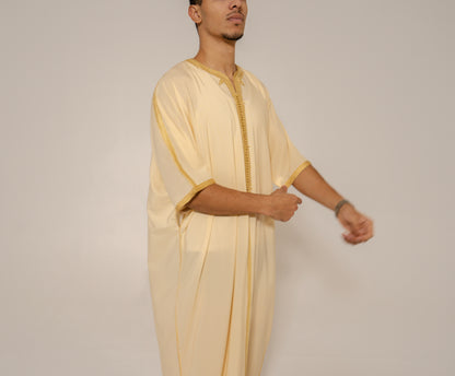 Men’s Thobe Morocnan Thobe Man's Gandoura Kaftan For Dress For Men Kaftan For Men  Garment Menswear Moroccan Wedding Dress