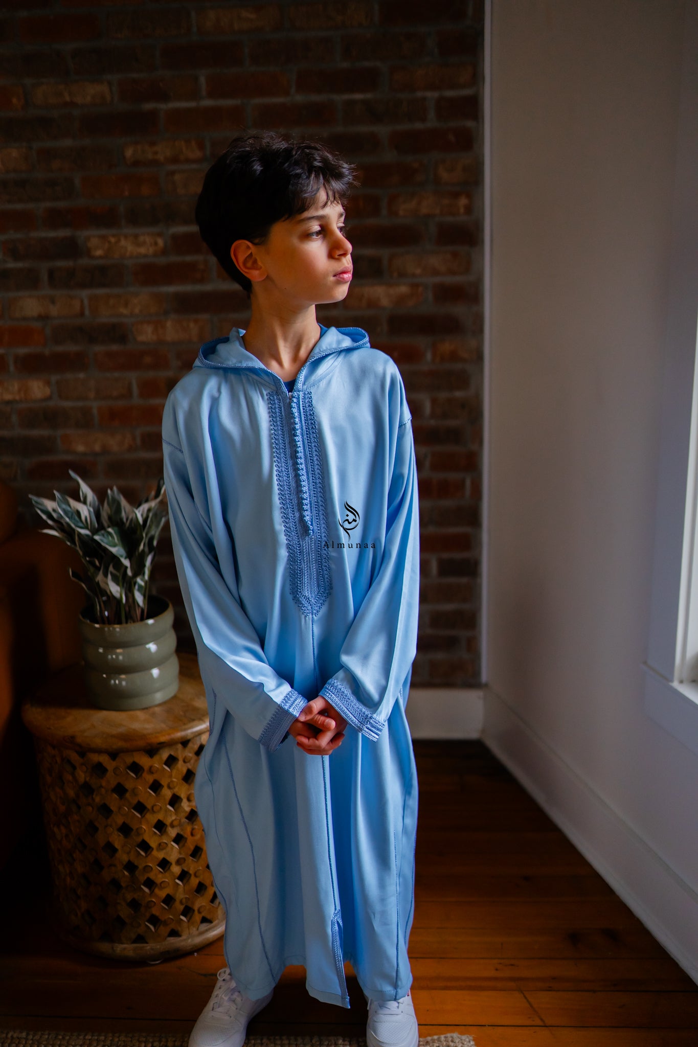 Moroccan Kids Djellaba – Elegant & Authentic Traditional Wear- Available in Different Colors