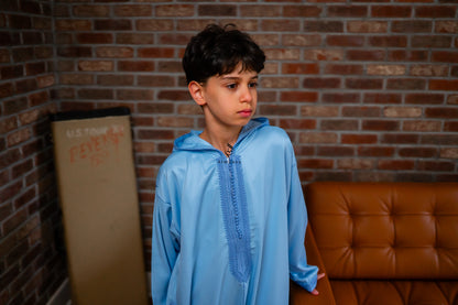 Moroccan Kids Djellaba – Elegant & Authentic Traditional Wear- Available in Different Colors