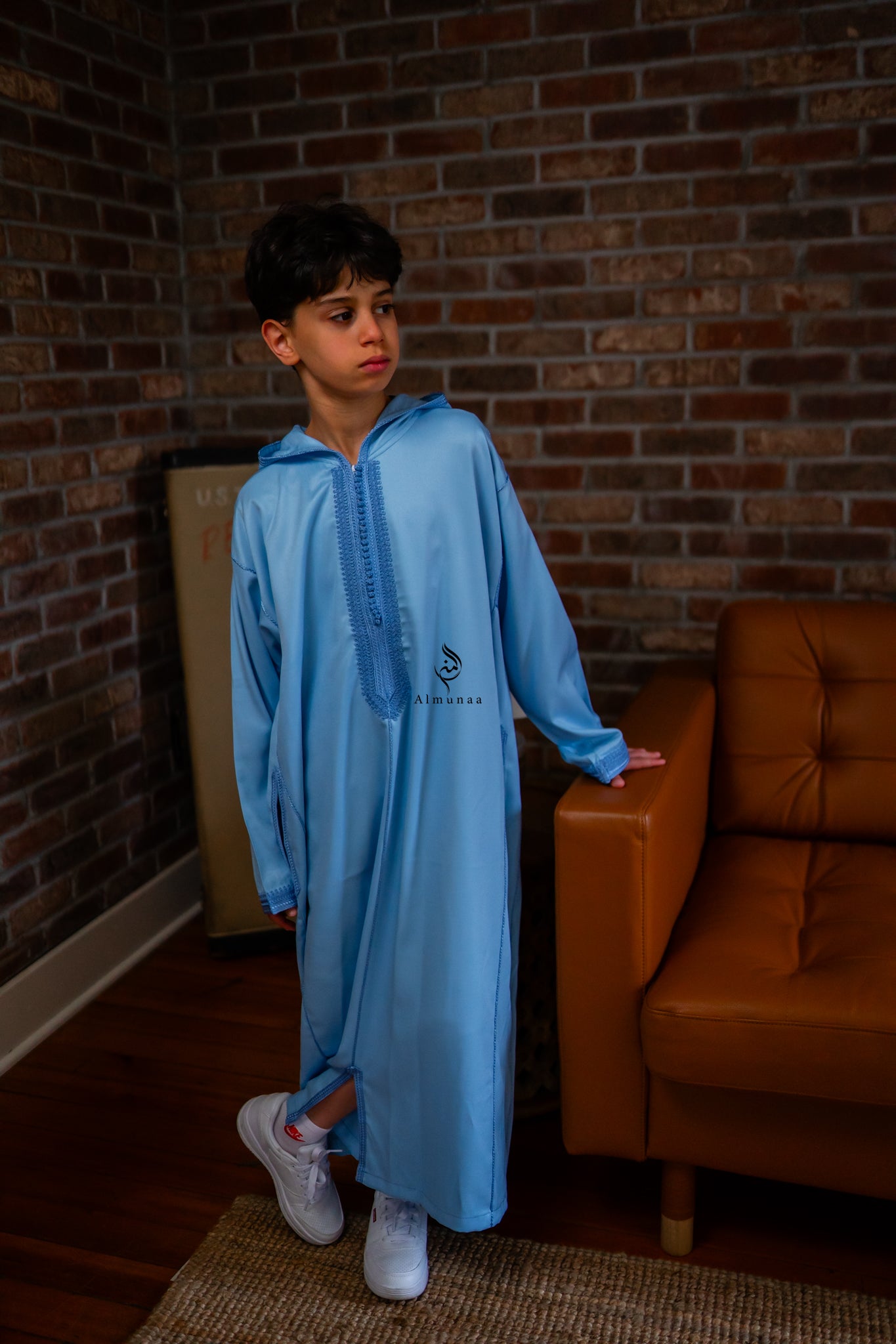 Moroccan Kids Djellaba – Elegant & Authentic Traditional Wear- Available in Different Colors