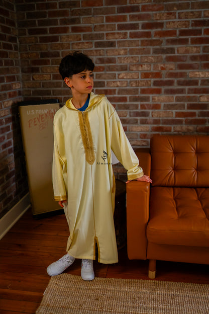 Moroccan Kids Djellaba – Elegant & Authentic Traditional Wear- Available in Different Colors