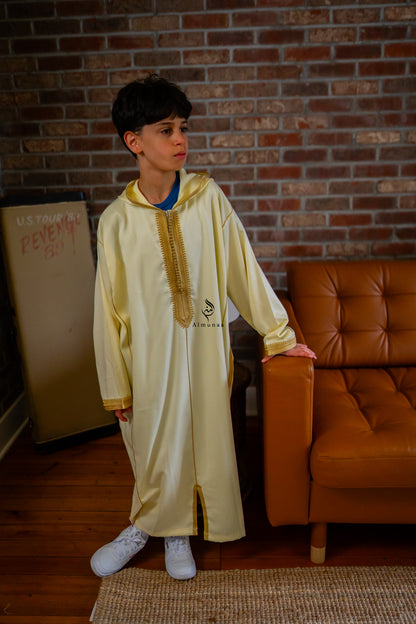 Moroccan Kids Djellaba – Elegant & Authentic Traditional Wear- Available in Different Colors