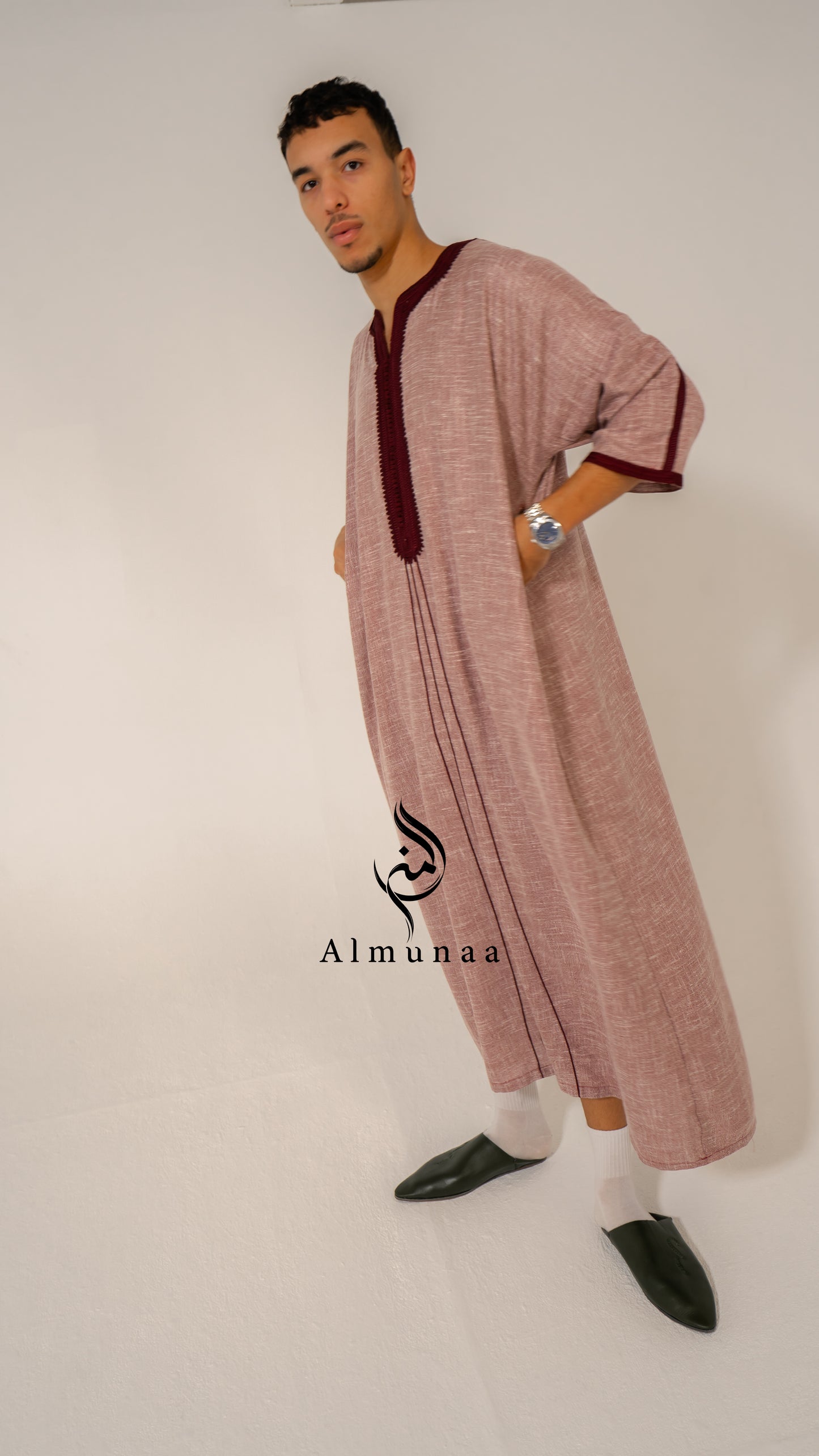 Moroccan Luxury BIEGE Gandoura- THOBE for MEN