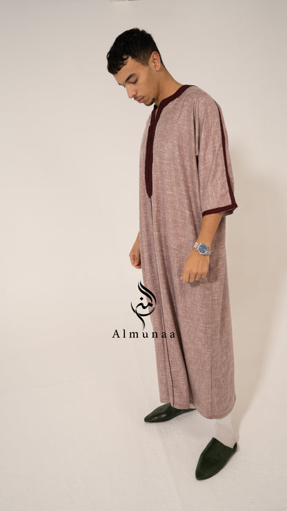 Moroccan Luxury BIEGE Gandoura- THOBE for MEN