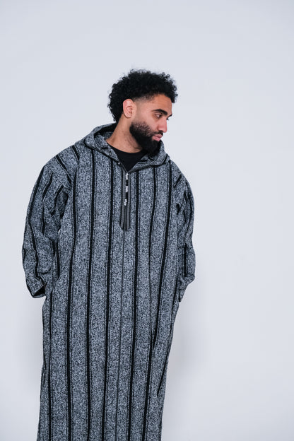 Heavy Duty Winter Djellaba Hebba For Men, Cotton Djellaba Available in different colors