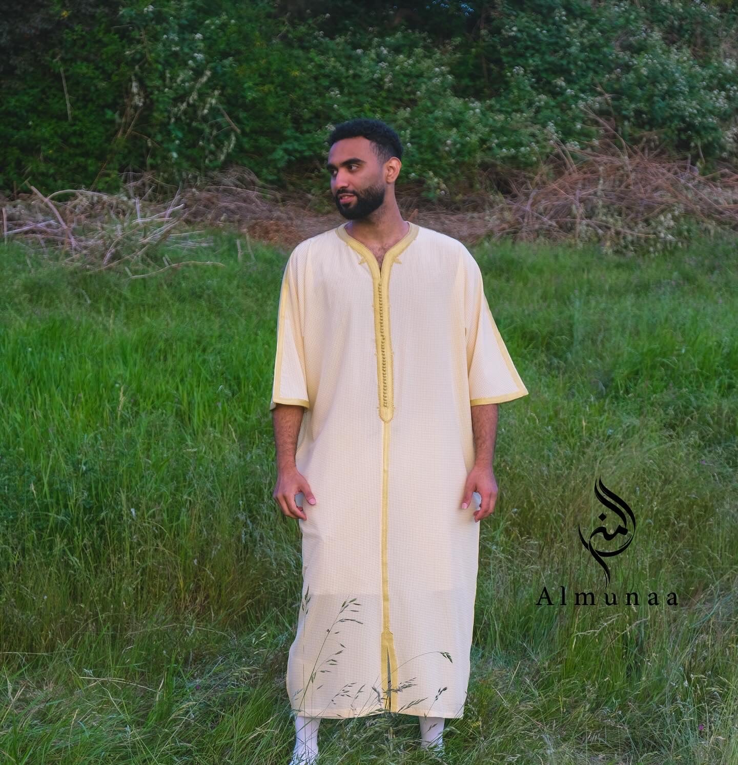 Men’s Thobe Morocnan Thobe Man's Gandoura Kaftan For Dress For Men Kaftan For Men  Garment Menswear Moroccan Wedding Dress