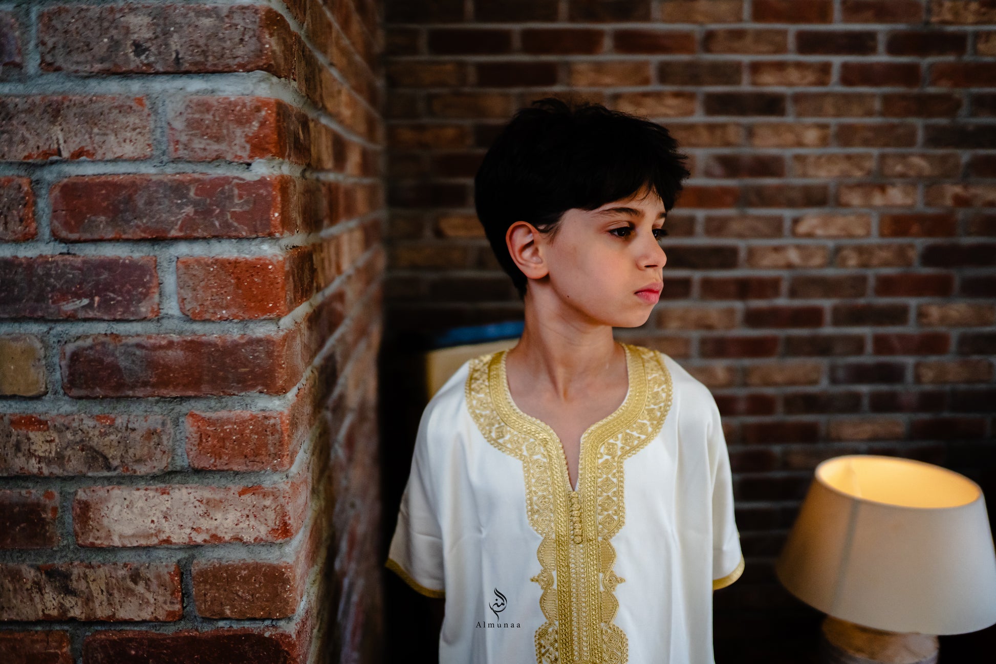 Kids Moroccan Gandoura – Elegant & Authentic Traditional Wear- Available in Different Colors