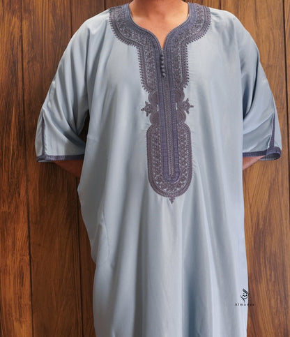 Premium Moroccan Gandoura Thobe – Elegant & Authentic Traditional Wear- Available in Different Colors