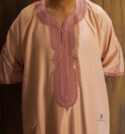 Premium Moroccan Gandoura Thobe – Elegant & Authentic Traditional Wear- Available in Different Colors