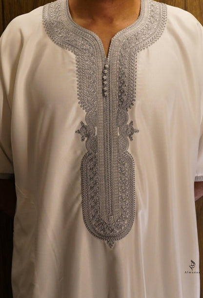 Premium Moroccan Gandoura Thobe – Elegant & Authentic Traditional Wear- Available in Different Colors