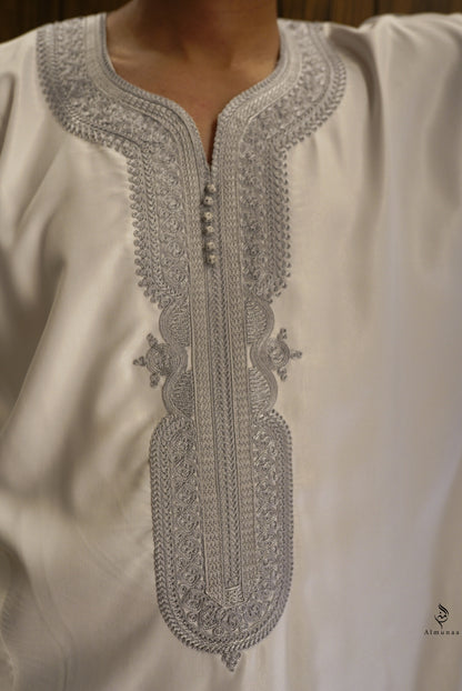 Premium Moroccan Gandoura Thobe – Elegant & Authentic Traditional Wear- Available in Different Colors